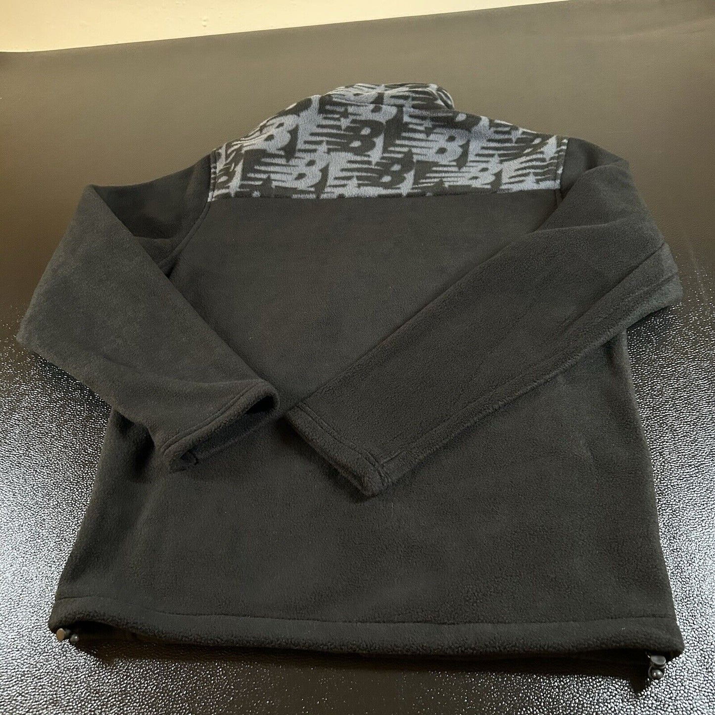 New Balance Fleece Jacket Mens Small Black Full Zip Comfort Outdoor Pockets NEW