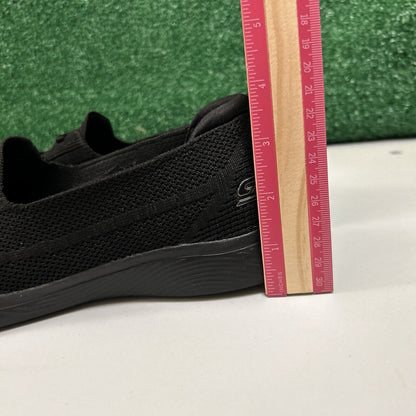 Skechers Microburst 2.0 Loafer Womens 8 Black Slip On Shoes Casual Comfort