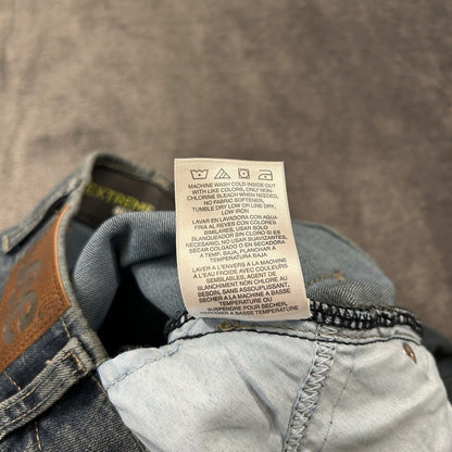 Lee Extreme Motion MVP Jeans Mens 34x36" Blue Relaxed Straight Denim Pants New