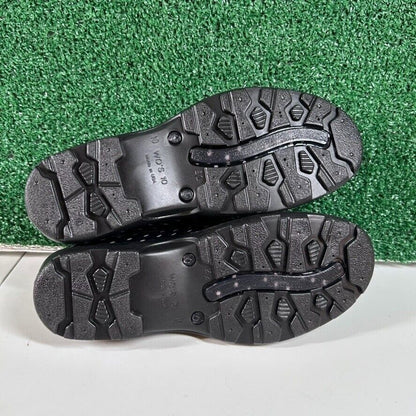 Sloggers Waterproof Garden Shoes Clogs Polka Dot Rain Shoe Black White Womens 10