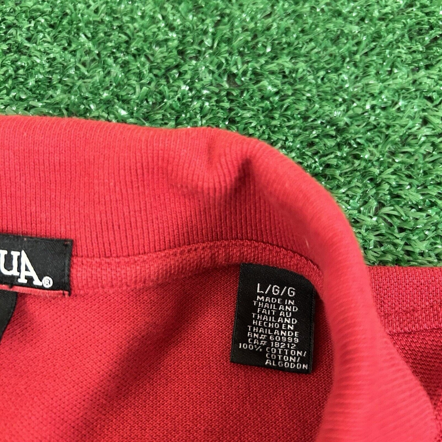 St Louis Cardinals Polo Shirt Mens Large Red Short Sleeve Antigua MLB Baseball