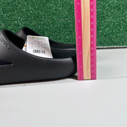 Crocs Mellow Recovery Slide Sandals Comfort Lightweight Black Womens 8 New