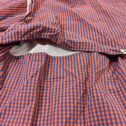 Columbia Florida Gators Shirt Mens Extra Large Orange Blue Check Super Bonehead