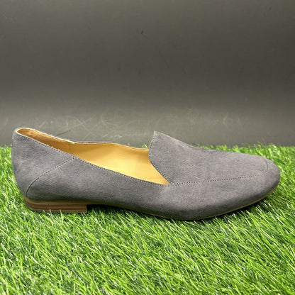 Naturalizer Kate Flats Womens 7.5 M Gray / Light Blue Shoe Loafer Slip On Casual