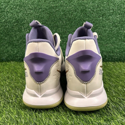 Nike Lebron Witness V Mens 11.5 Purple White Shoes Sneakers Basketball NEW