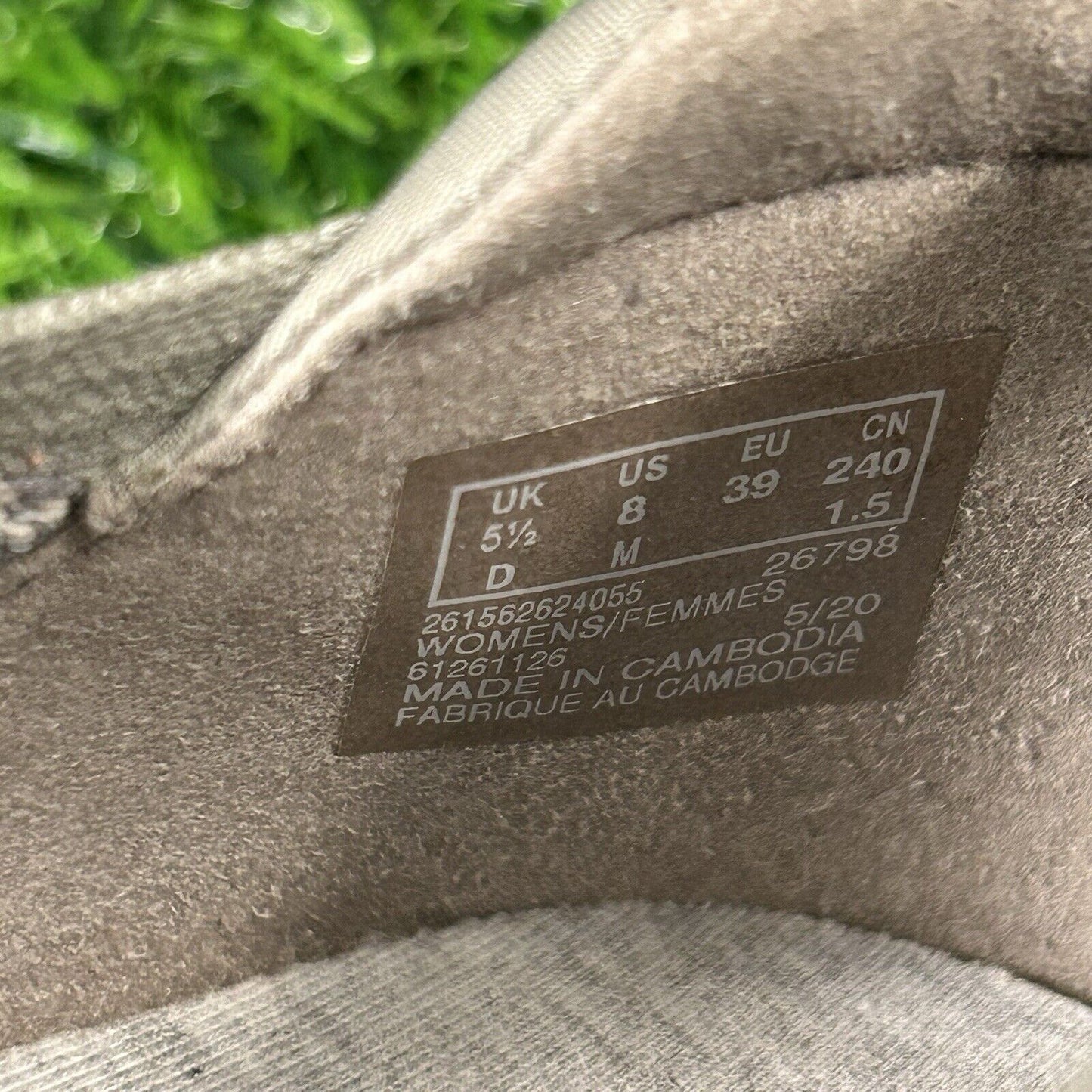 Clarks Cloudsteppers Carly Dream Loafer Womens 8 M Gray Camo Shoes Comfort