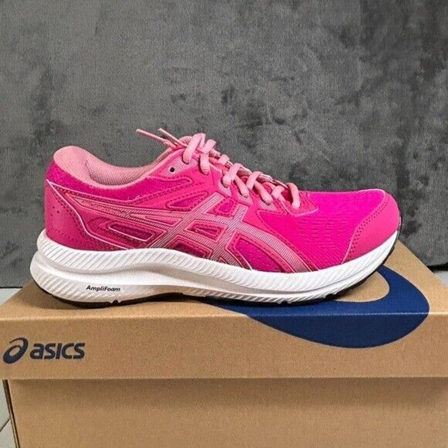 Asics Gel Contend 8 Hot Pink Sneakers Shoes Athletic Running Womens 6.5 New