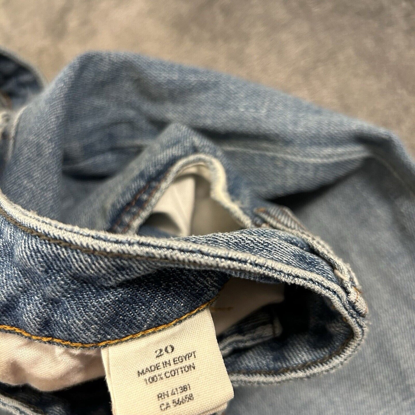 Polo Ralph Lauren Jeans Womens 20 31x32” Blue 381 Slim Straight Denim Pants