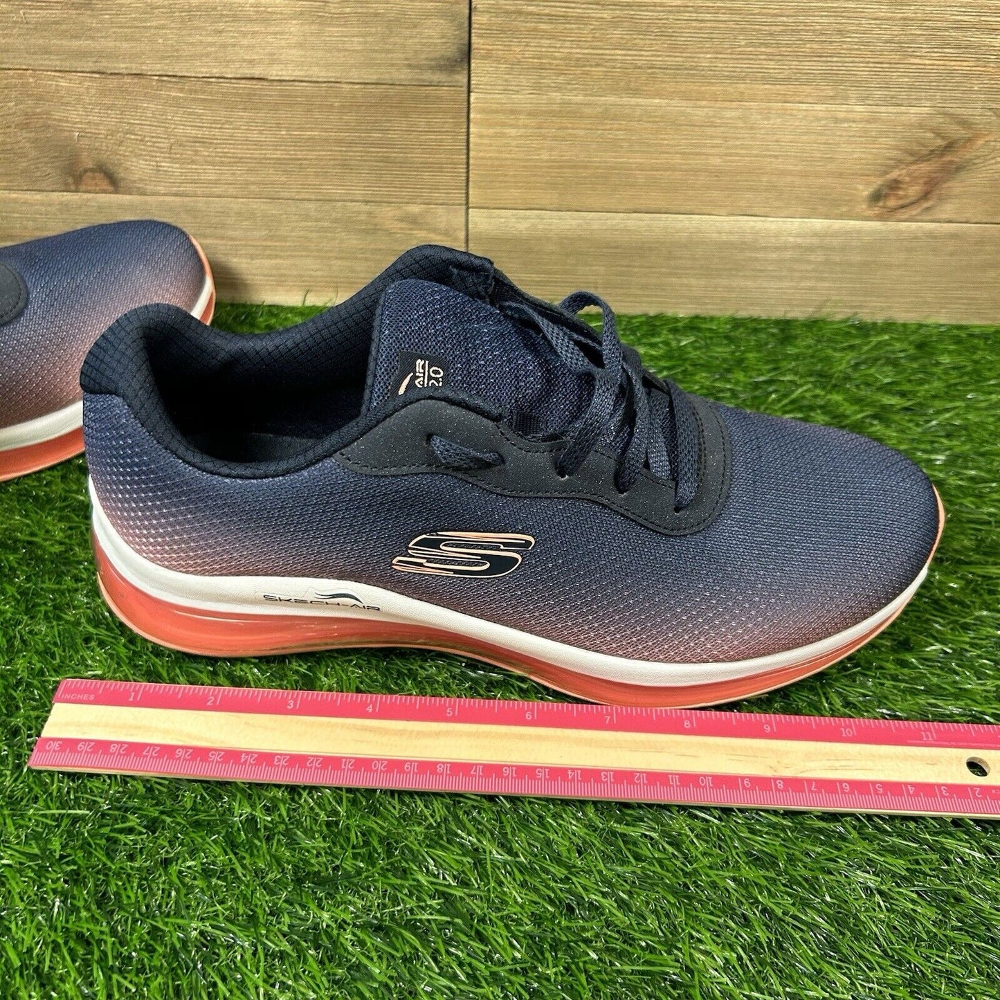 Skechers Air Element 2.0 Womens 10 Blue Coral Shoes Sneaker Athletic Running