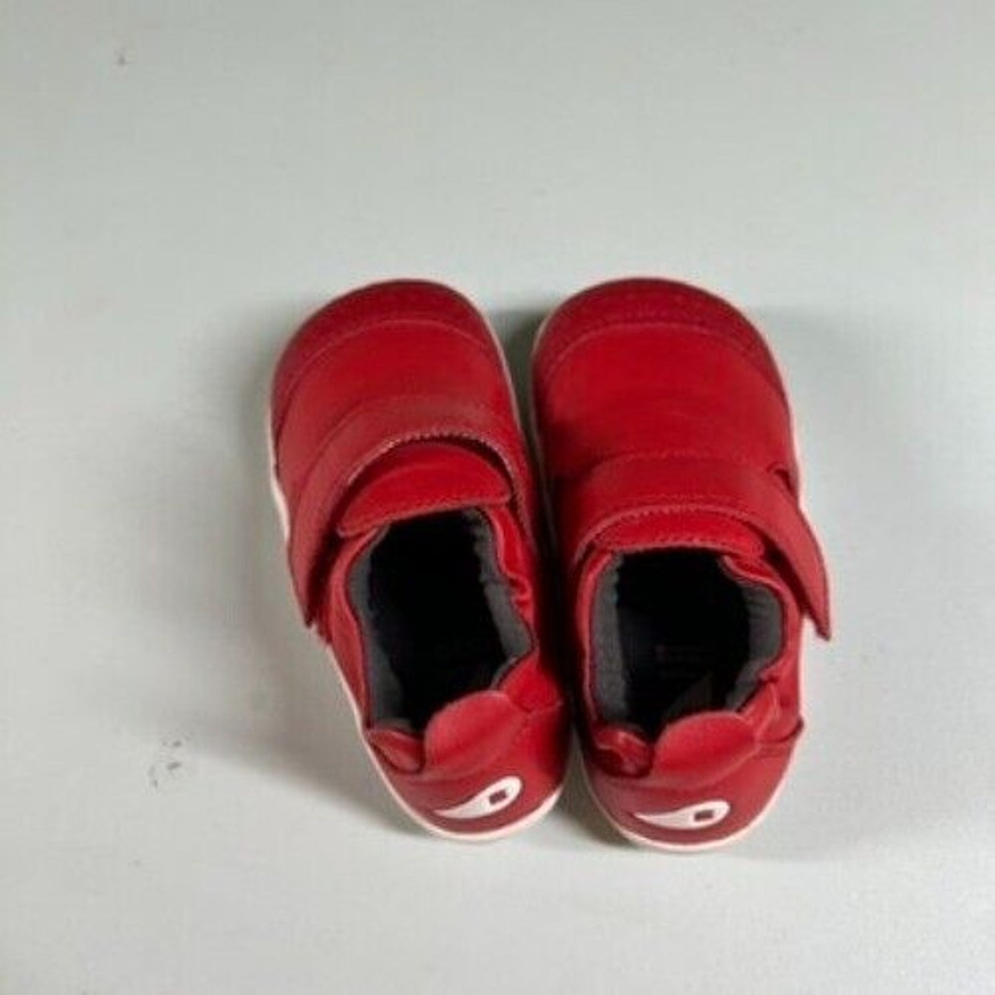 Bobux Soft Sole Shoes First Walker Leather Red Strap Toddler Shoes 3.5C / 20EU