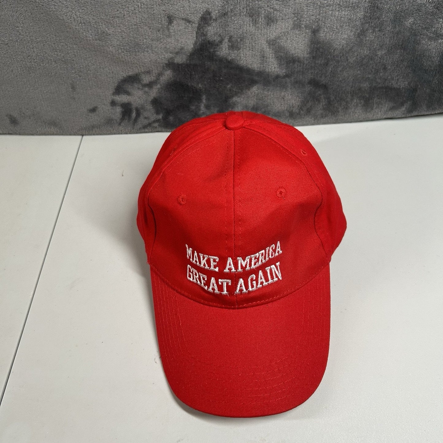 Trump Make American Great again Hat Cap Red White Usa Patriotic Adjustable Mens