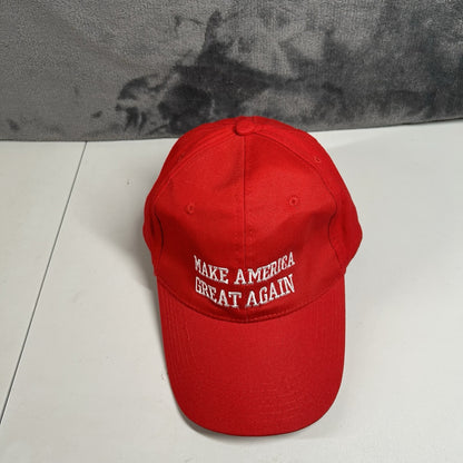 Trump Make American Great again Hat Cap Red White Usa Patriotic Adjustable Mens