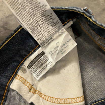 Levis 541 Jean Shorts Mens 30" Blue Denim Y2K Casual Outdoor Workwear Pockets