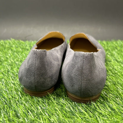 Naturalizer Kate Flats Womens 7.5 M Gray / Light Blue Shoe Loafer Slip On Casual