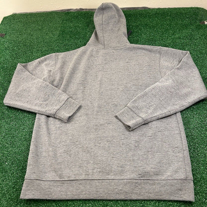 Minnesota Wild Sweater Mens Large Gray Hoodie Pullover Sweatshirt Champion NHL