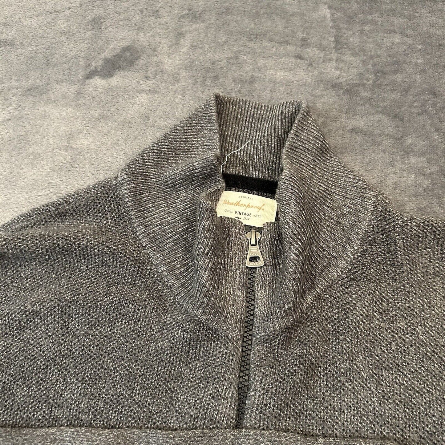 Weatherproof Vintage Sweater Mens Extra Large Gray Acrylic Pullover Sweatshirt