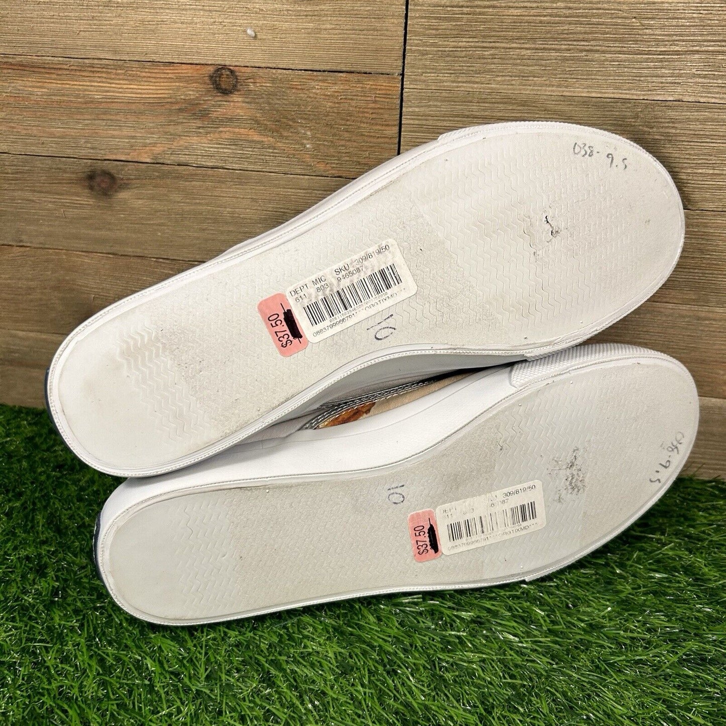 Sperry Star Wars Mens 10.5 White Graphic Shoes Sneakers Slip On R2D2 C3PO Casual