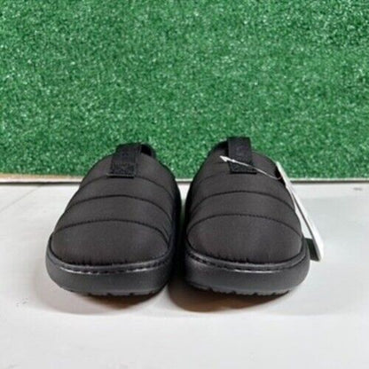 Crocs Classic Puff Mocs Black Slip On Casual Comfort Shoes Lined Womens 7 New