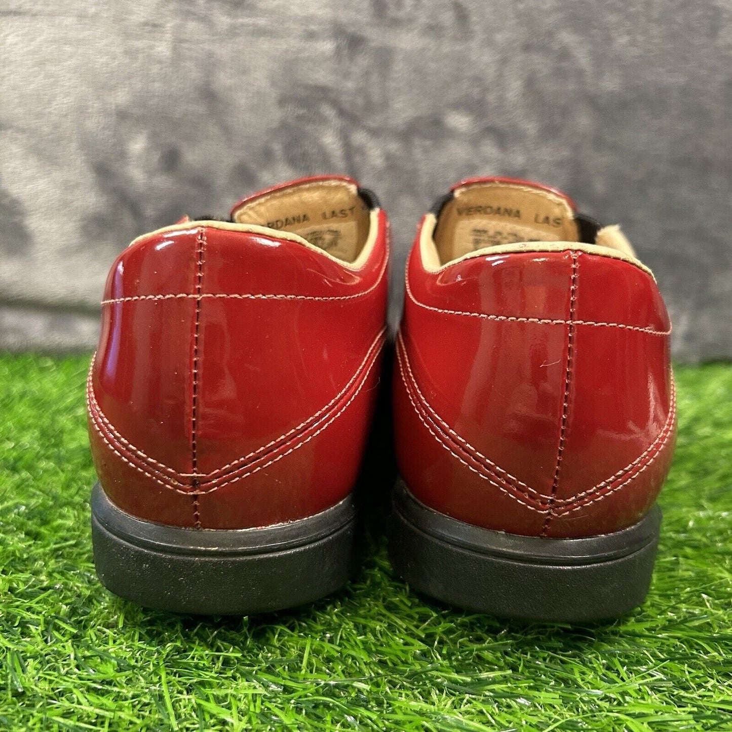 Nike Golf Verdana Last Womens 6 Red Leather Shoes Athletic Comfort Spikes Slip