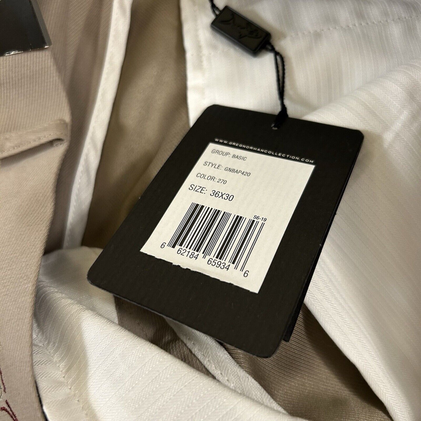 Greg Norman Dress Pants Mens 36x30" Brown Slacks Straight Golf Work Casual NEW