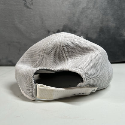 Adidas Climacool Mesh Hat Cap Mens Gray White Lightweight Running Adjustable