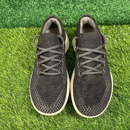 Allbirds Tree Dashers Women 10.5 Black Beige Shoes Sneaker Athletic Running