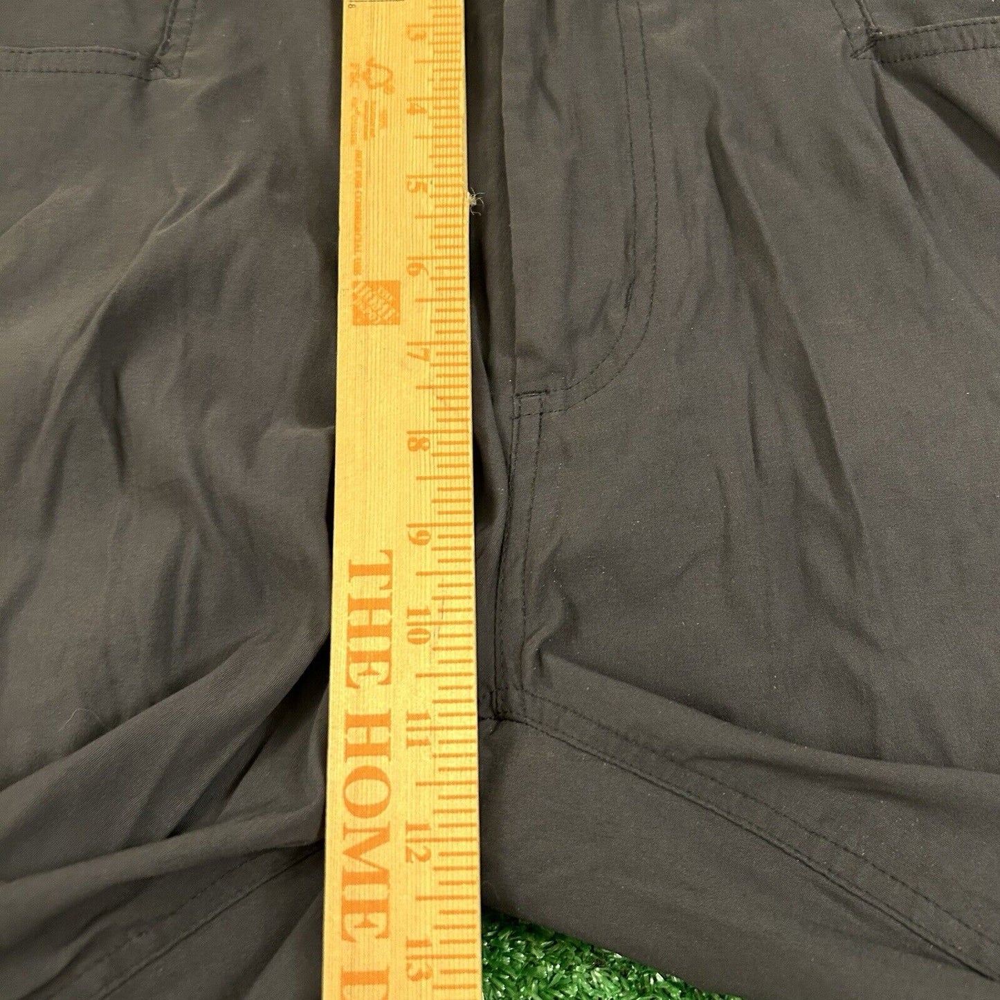 Eddie Bauer Cargo Shorts Mens 32 Gray Casual Outdoor Hiking Trail Nylon Stretch