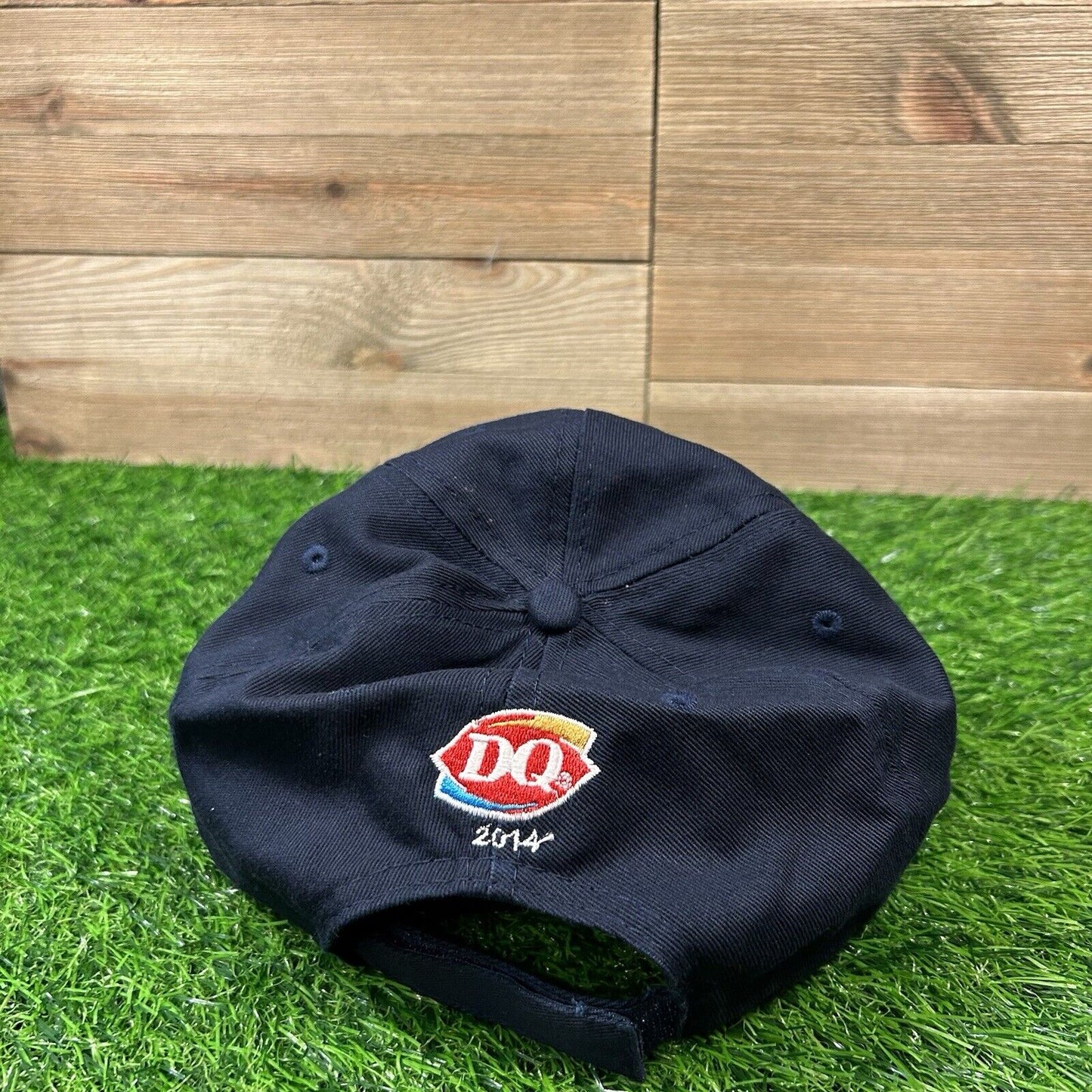 Minnesota Twins Hat Cap Mens Navy Strapback Paul & Minnie Big Logo Dairy Queen