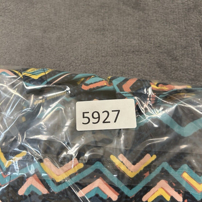 Billabong Board Shorts Mens Large 34" Blue Striped Aztec Hybrid Drawstring NEW