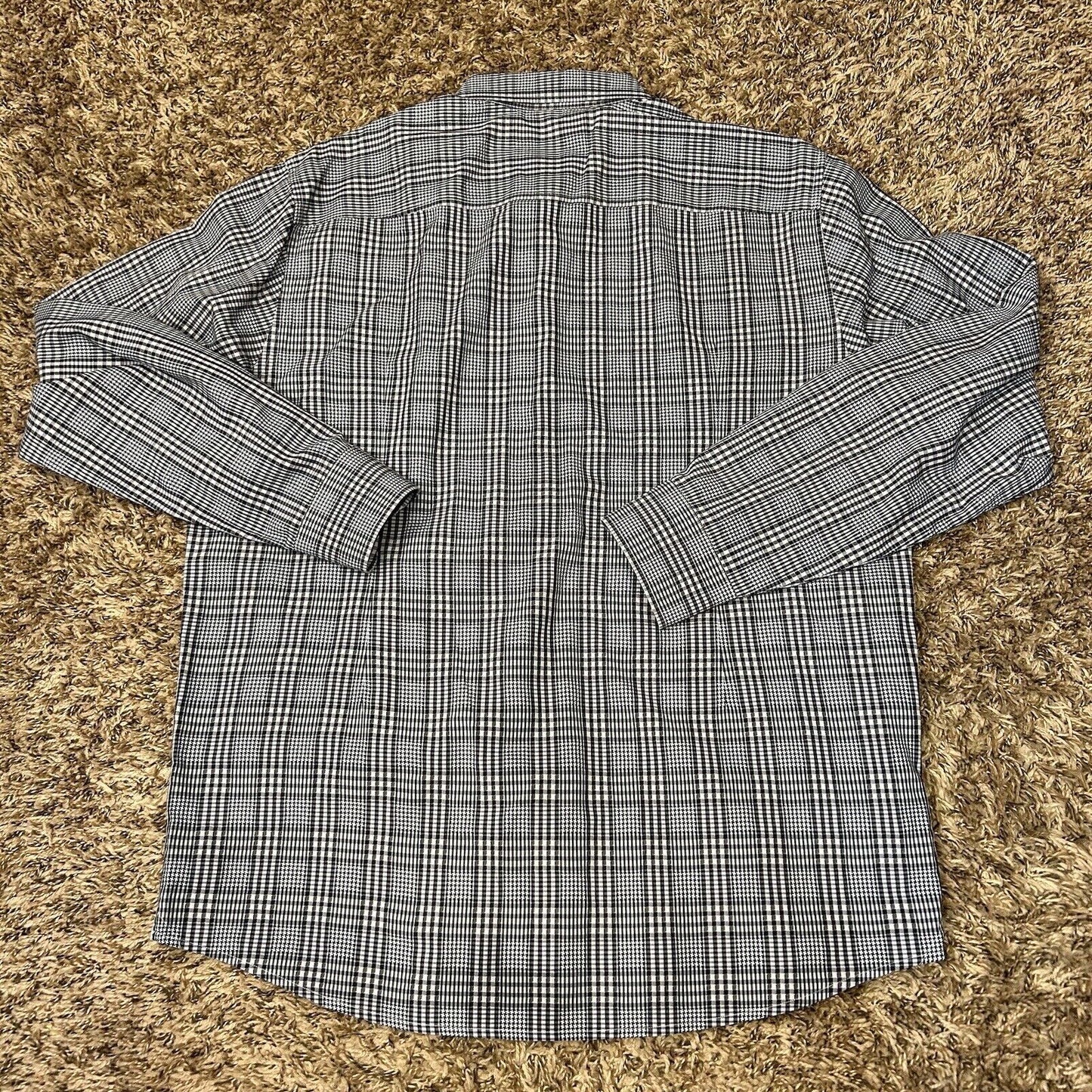 Tommy Bahama Button Up Shirt Mens Large Blue White Plaid Island Modern Fit