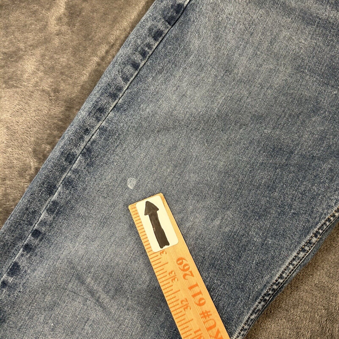 Levis 505 Jeans Mens 36x30" Blue Straight Denim Pants Casual Work See sizing