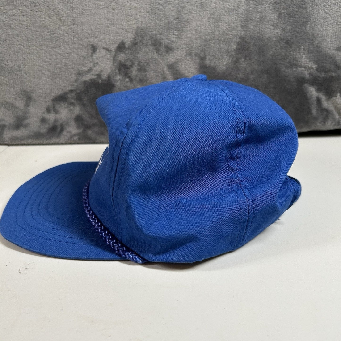 Vintage Glencoe Hat Cap Mens Strap Back Blue Rope Otto Cap Retro Adjustable