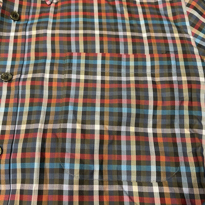 Bobby Jones Shirt Mens Large Multicolor Plaid Button Up Long Sleeve Casual