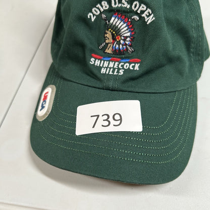 2018 US Open Golf Hat Cap Mens Strap Back Green Shinnecock Hills USGA Adjustable