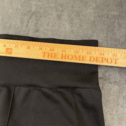 Lululemon Pants Womens 27x17" Black Athletic Running Capri Elastic Waist Casual