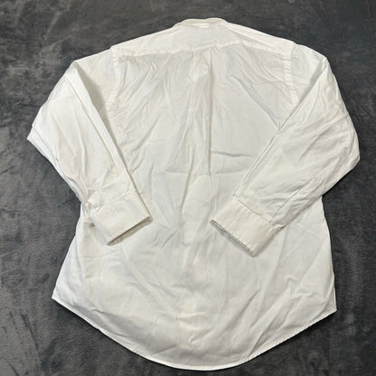 Nordstrom Shirt Mens 14.5 32 White Button Up Long Sleeve Formal Work Preppy