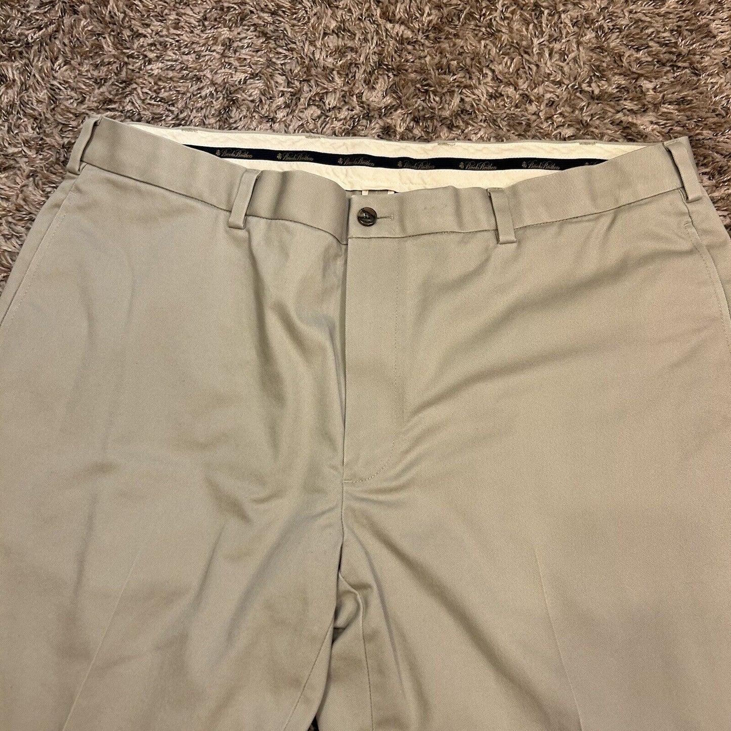 Brooks Brothers Pants Mens 40x30 Brown Advantage Chino Pockets Casual Work