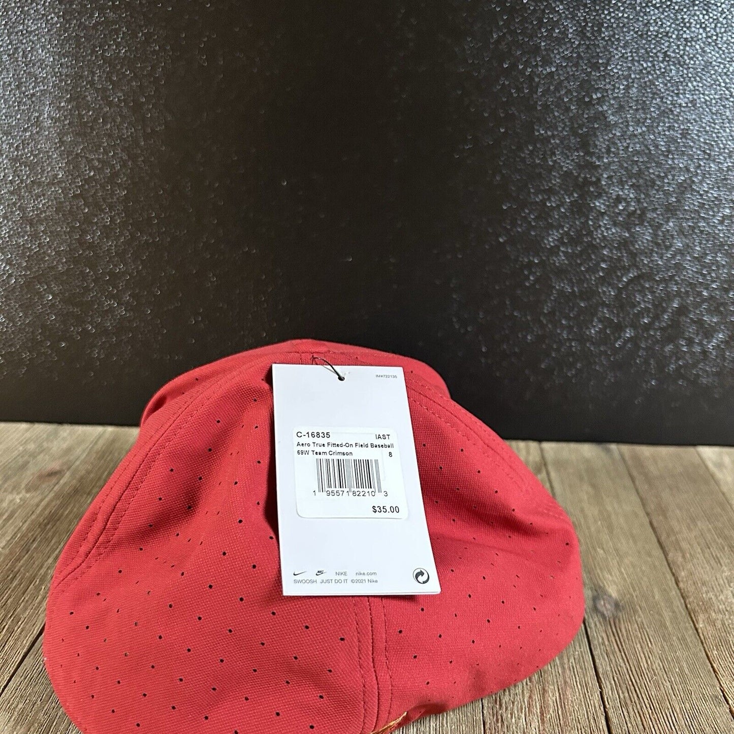 Nike Iowa State Cyclones Hat Cap Mens 8 Red Dri-Fit Nike True College Swoosh NEW