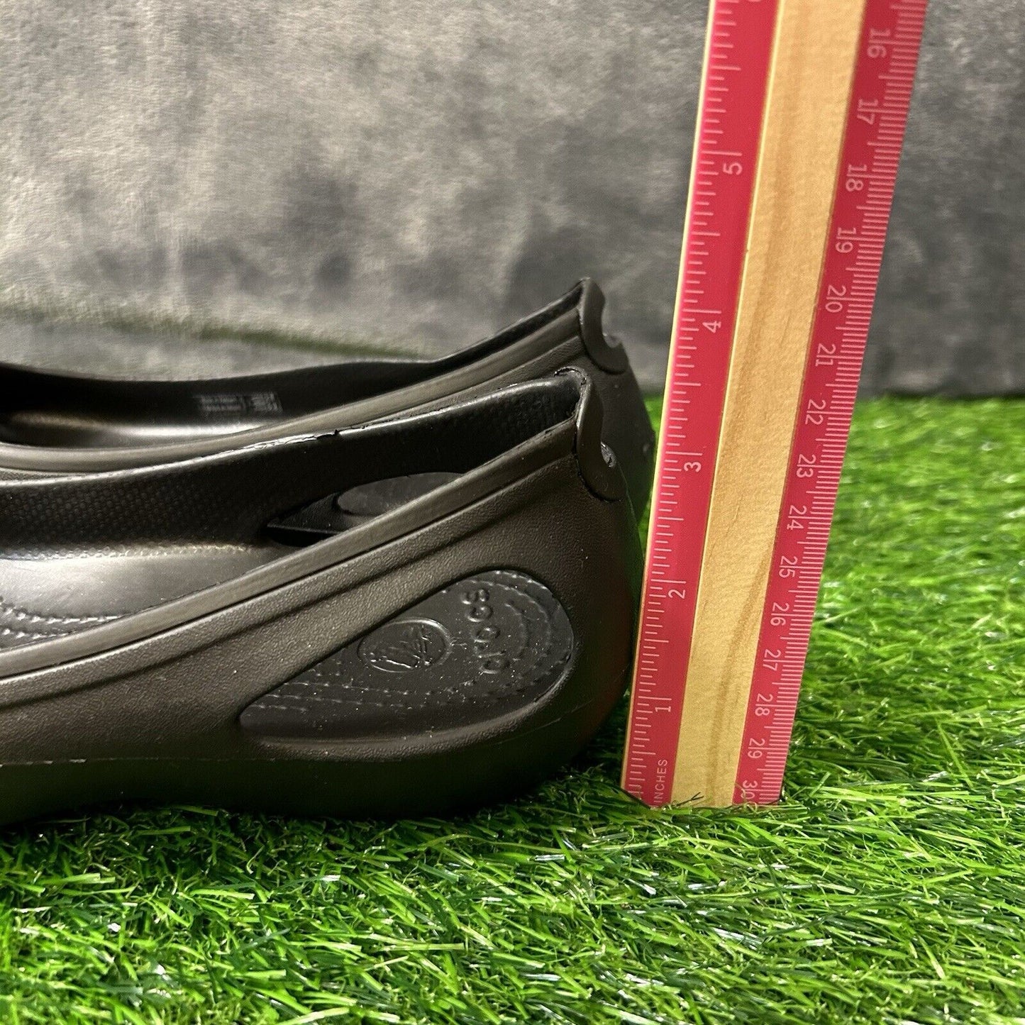 Crocs Kadee Flats Womens 7 Black Shoes Slip On Slingback Lightweight Comfort