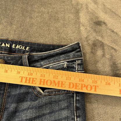 American Eagle Jeans Womens 6 28x30" Blue Super Highest Rise Jegging Stretch