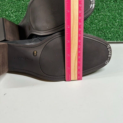 Lucky Brando Panally Ankle Booties Block Heel Casual Everyday Boots Womens 10 M