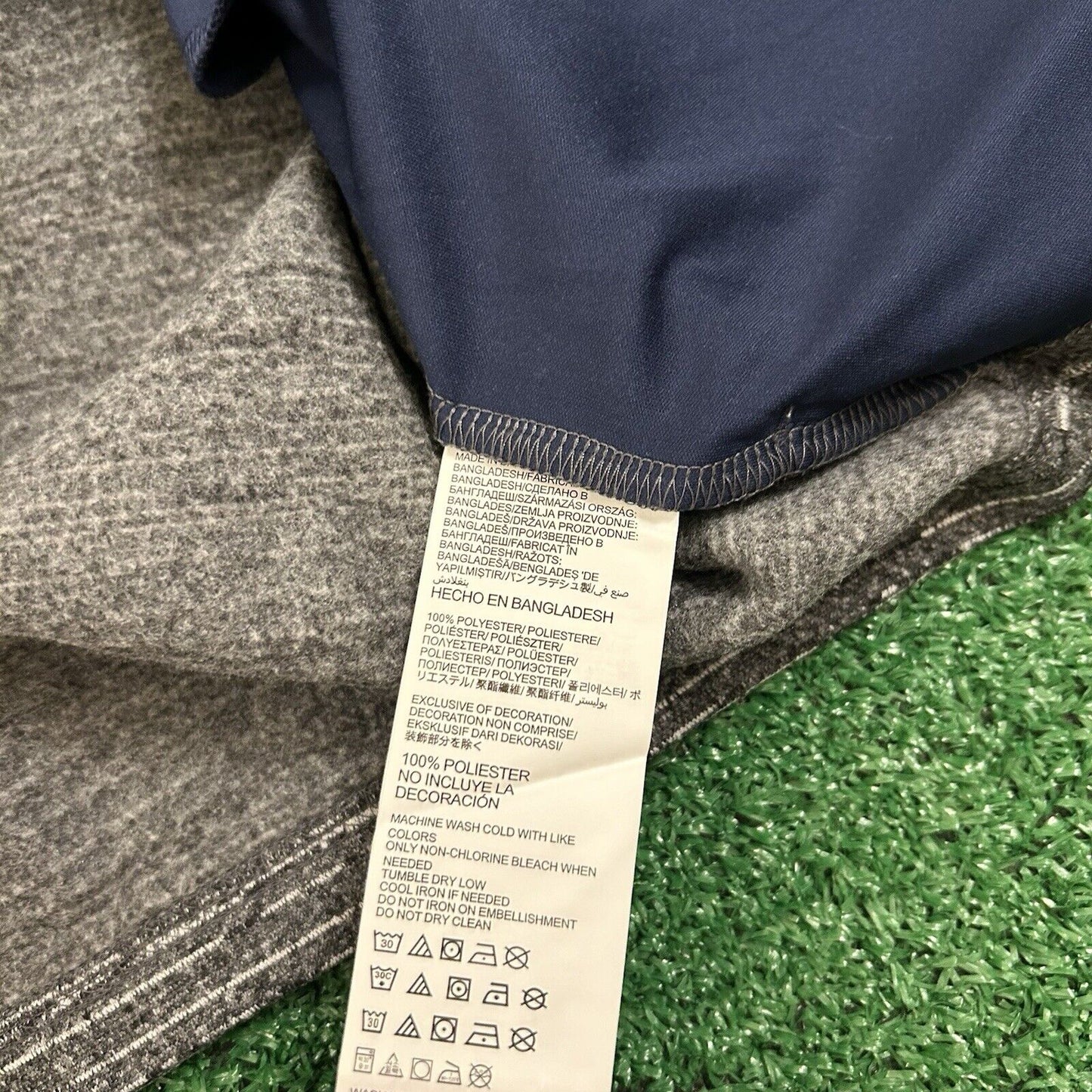 Minnesota Twins Sweater Mens Large Gray Pullover 1/4 Zip Sweatshirt Majestic