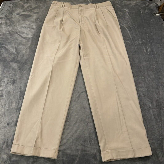 Greg Norman Dress Pants Mens 36x30" Brown Slacks Straight Golf Work Casual NEW