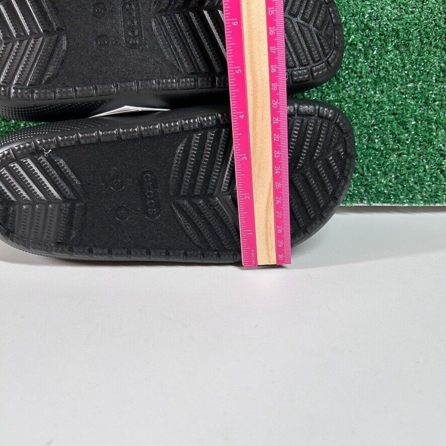 Crocs Classic Puff Mocs Black Slip On Casual Comfort Shoes Lined Womens 8 New