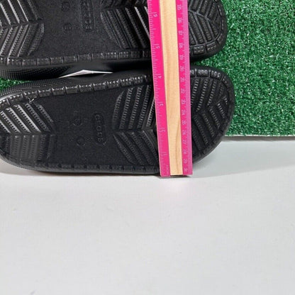 Crocs Classic Puff Mocs Black Slip On Casual Comfort Shoes Lined Womens 8 New