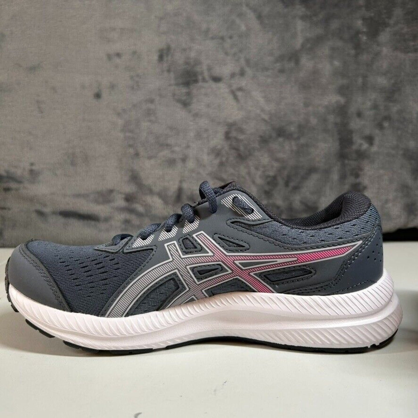Asics Gel Contend 8 Running Athletic Shoes Sneakers Blue Pink Womens 6.5 New