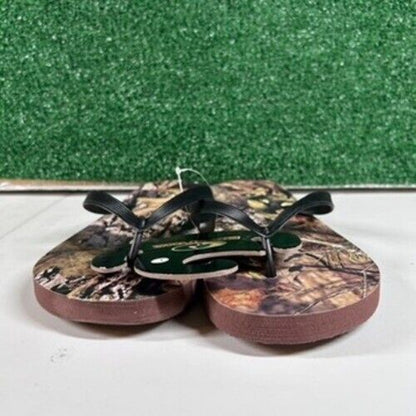 Mossy Oak Camo Flip Flops Sandals Thong Outdoor Comfort Slides Mens Large 11-12