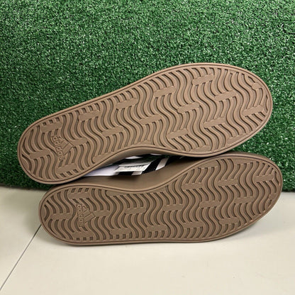 Adidas VL Court 3.0 Mens 10.5 White Black Shoes Sneaker Athletic Leather NEW