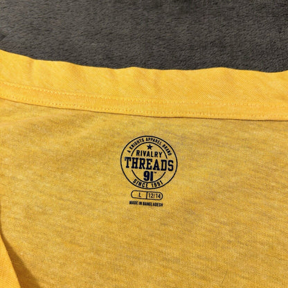 Iowa State Cyclones Shirt Womens Large Yellow/Gold Short Sleeve Rivalry Threads