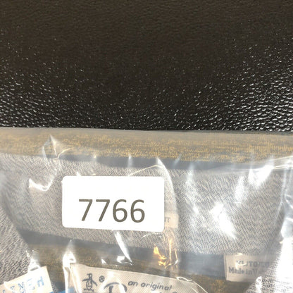 Penguin Munsingwear Shirt Mens Extra Large Blue Yellow Striped Heritage Slim New